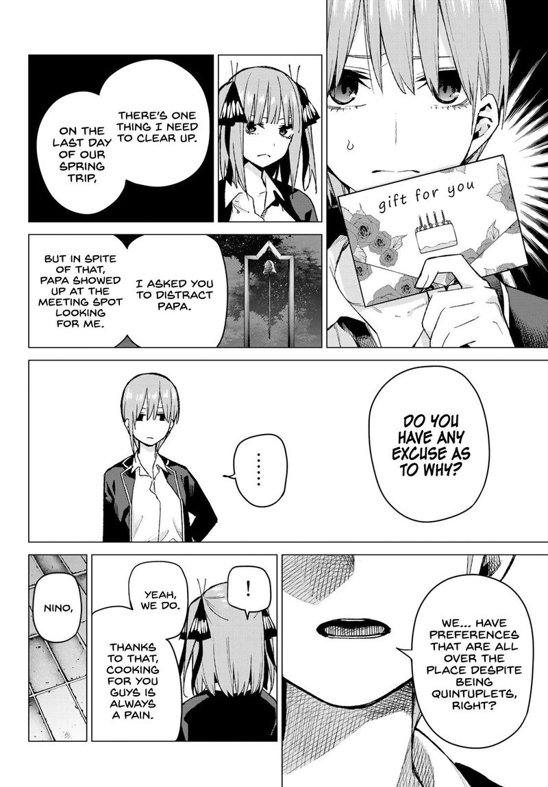 Go Toubun No Hanayome Chapter 75 Page 9