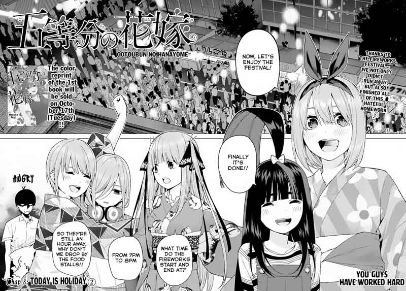 Go Toubun No Hanayome Chapter 8 Page 3