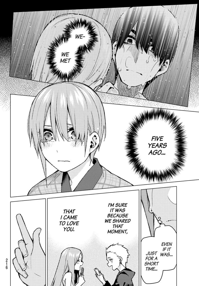 Go Toubun No Hanayome Chapter 85 Page 16