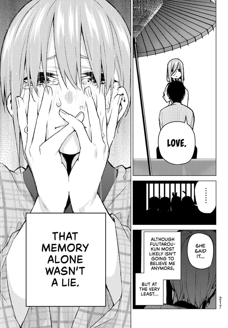 Go Toubun No Hanayome Chapter 85 Page 17