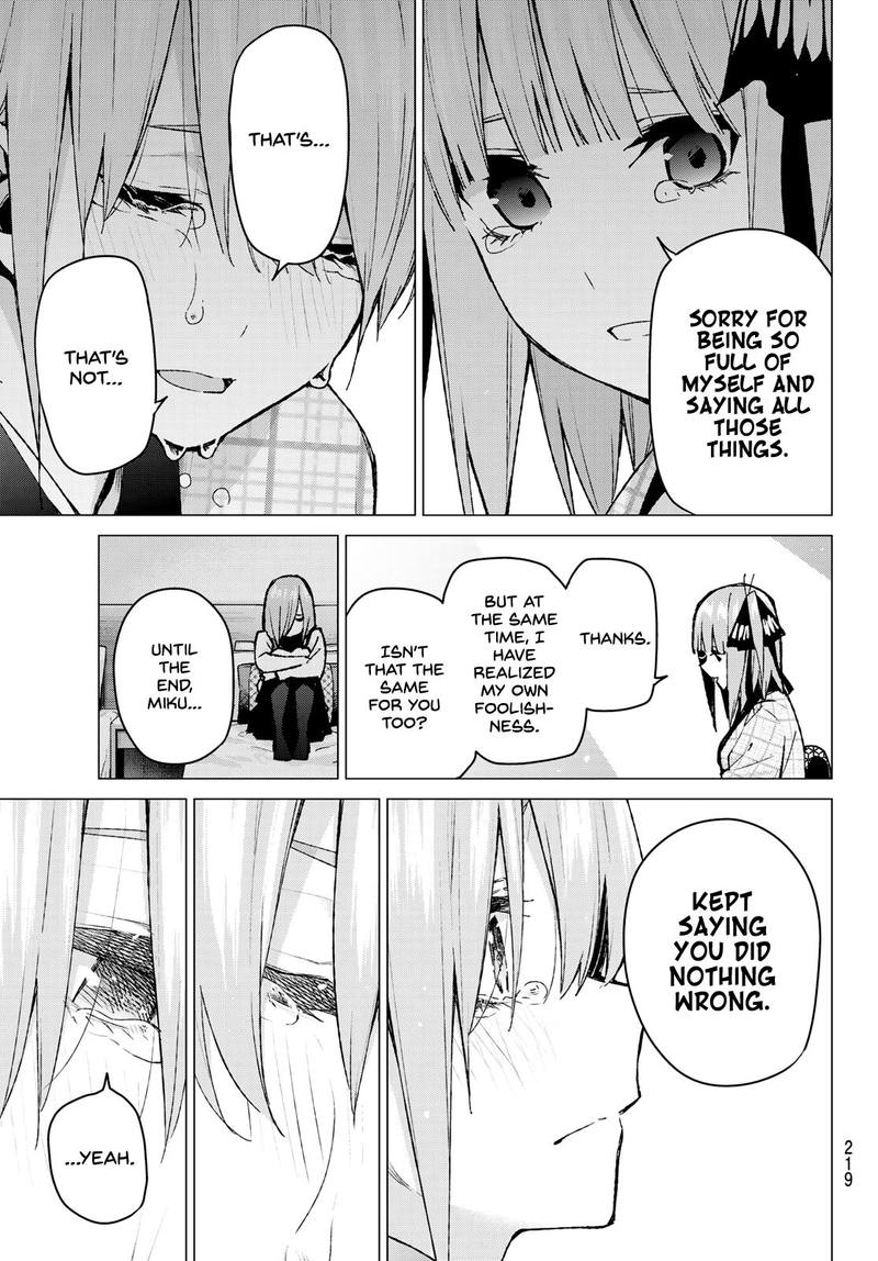 Go Toubun No Hanayome Chapter 85 Page 19