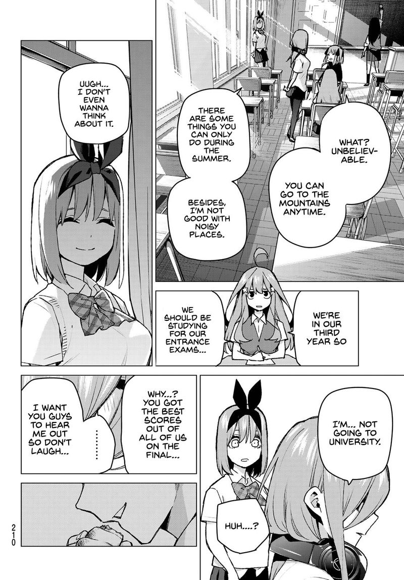 Go Toubun No Hanayome Chapter 90 Page 14