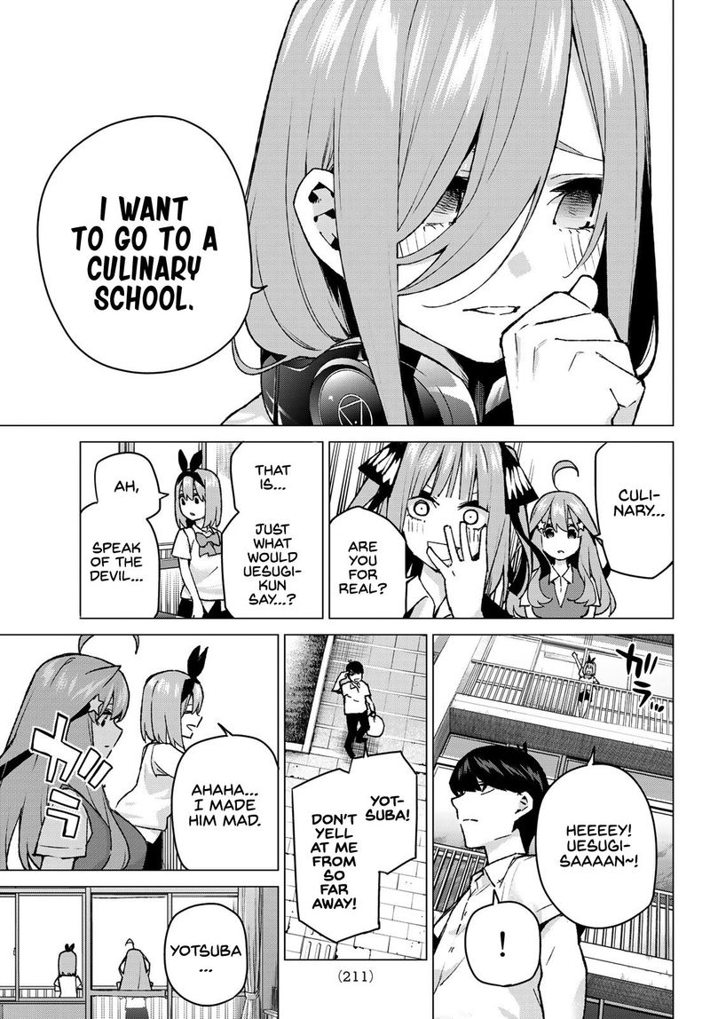 Go Toubun No Hanayome Chapter 90 Page 15