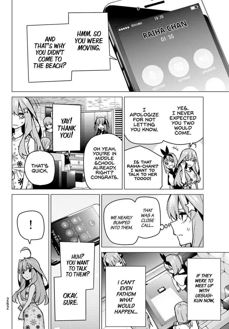 Go Toubun No Hanayome Chapter 91 Page 18