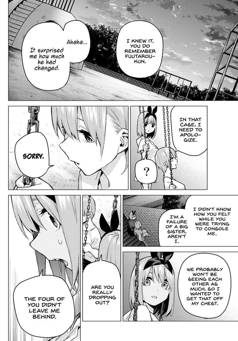 Go Toubun No Hanayome Chapter 95 Page 4