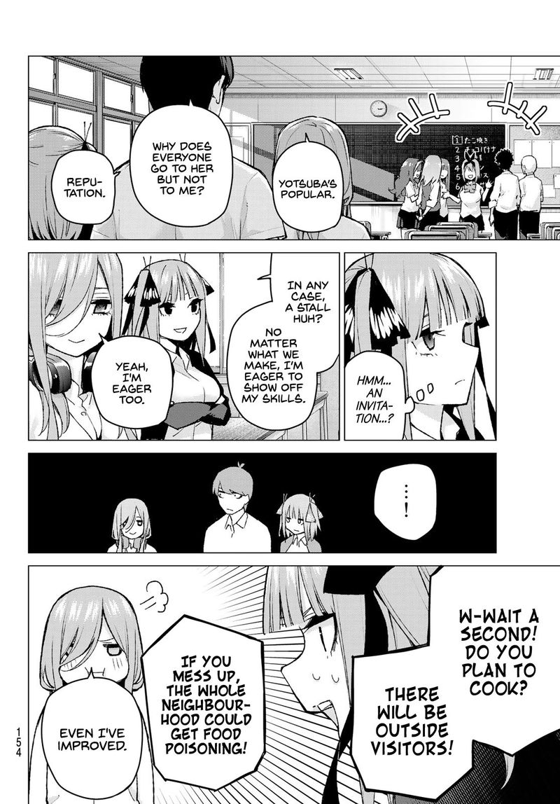 Go Toubun No Hanayome Chapter 96 Page 14