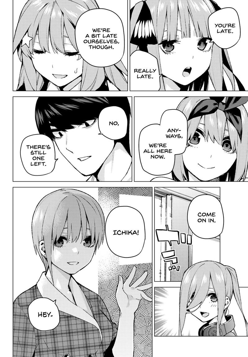 Go Toubun No Hanayome Chapter 99 Page 14