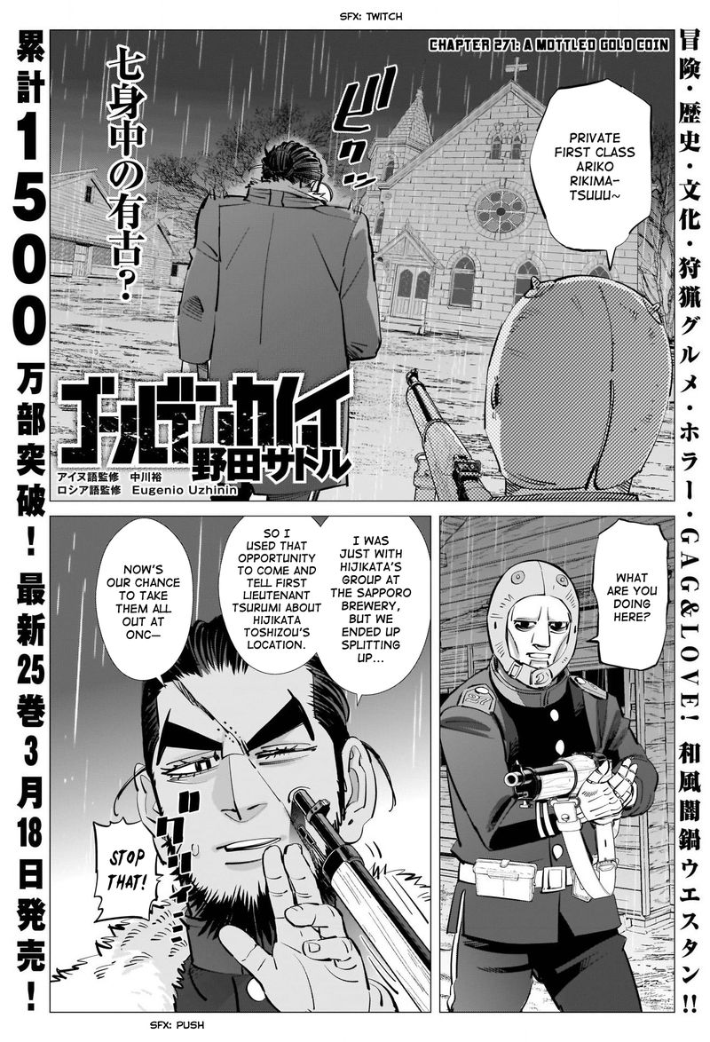 Golden Kamui Chapter 271 Page 1