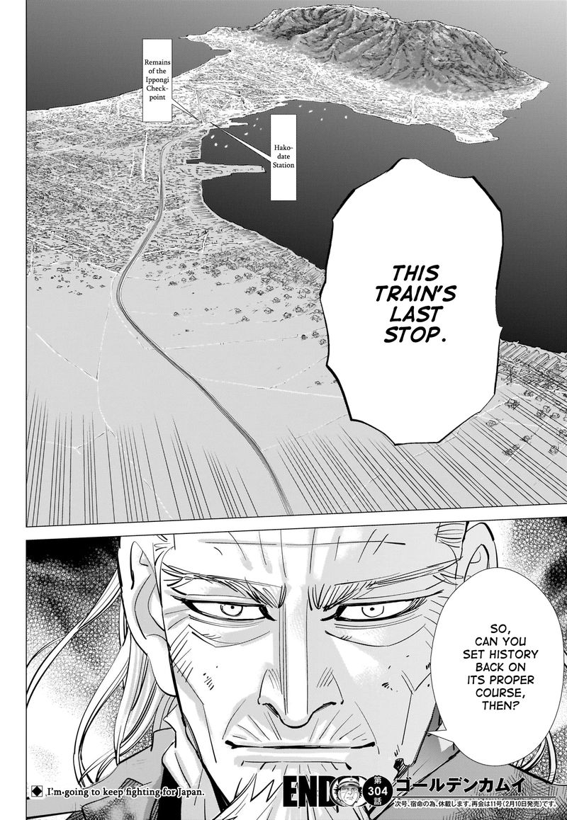 Golden Kamui Chapter 304 Page 18