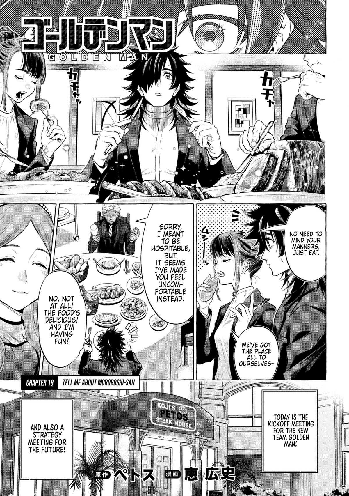 Golden Man Petos Chapter 19 Page 1