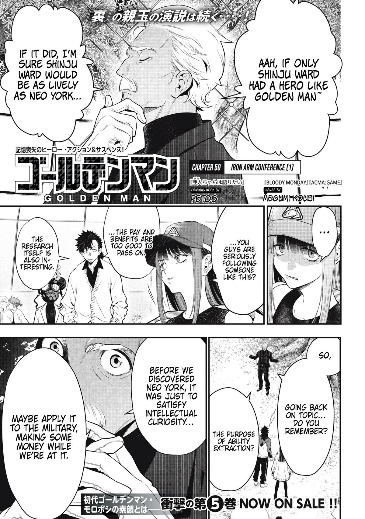Golden Man Petos Chapter 50 Page 1