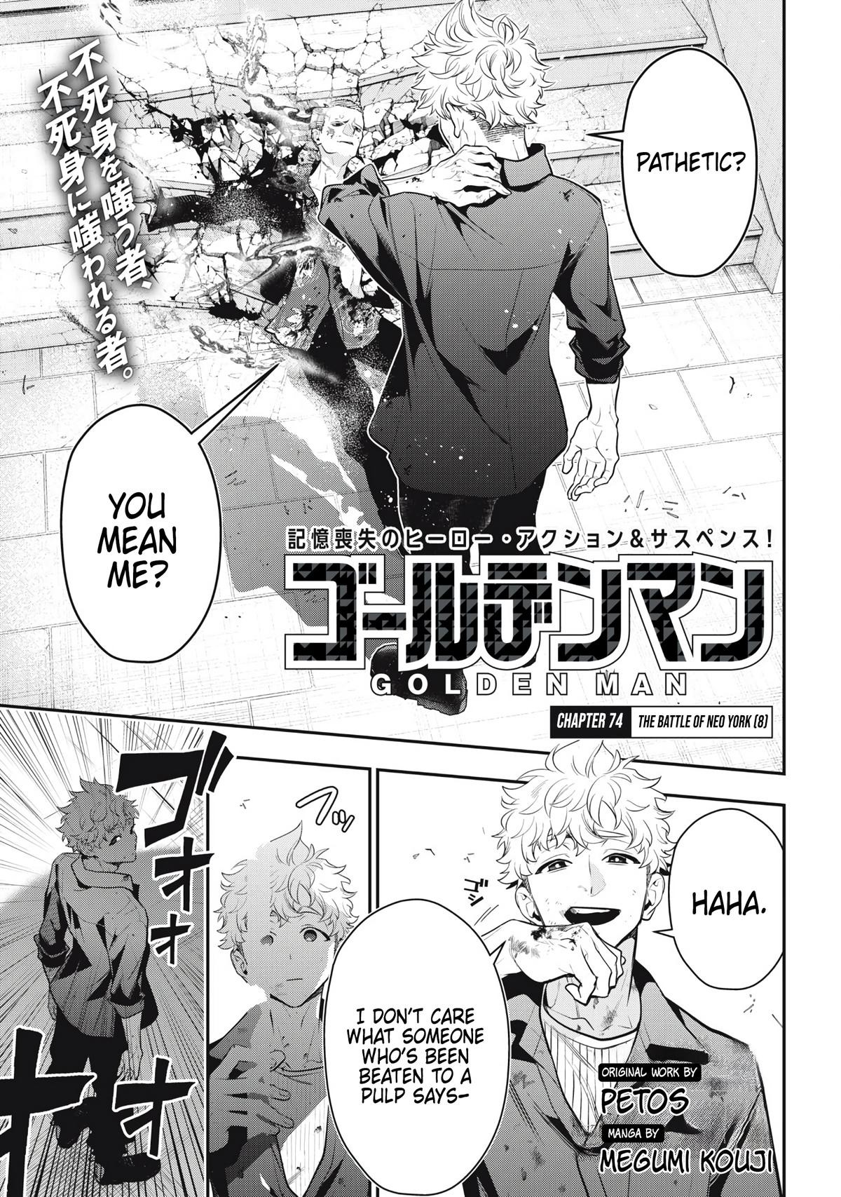 Golden Man Petos Chapter 74 Page 1