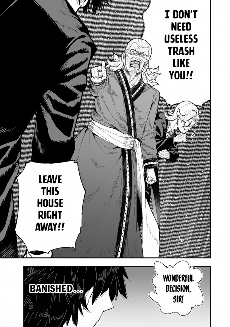 Gomi Ika Da To Tsuihousareta Shounin Jitsu Wa Zensei Kensha Desu Chapter 1 Page 10