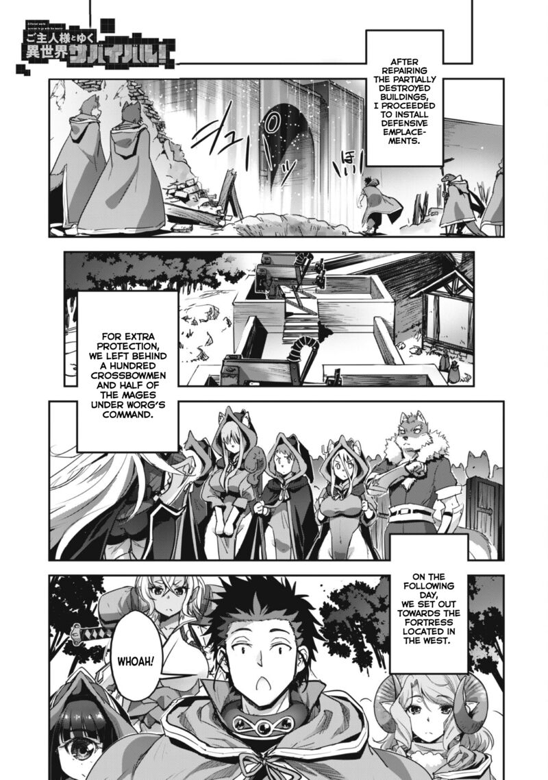 Goshujin Sama To Yuku Isekai Survival Chapter 37 Page 2