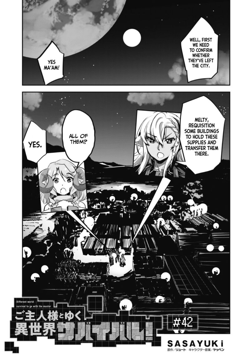 Goshujin Sama To Yuku Isekai Survival Chapter 42 Page 3