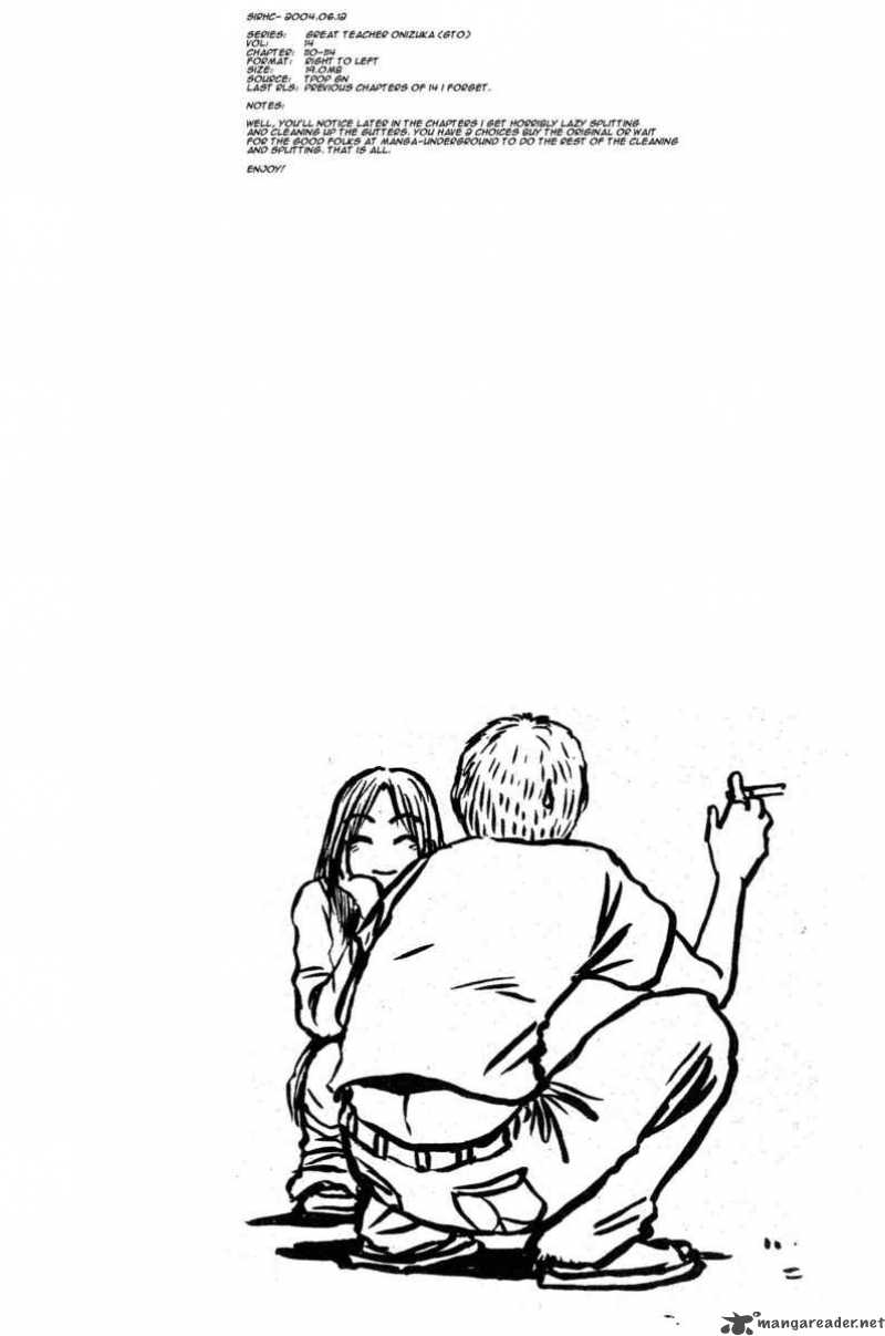Great Teacher Onizuka Chapter 110 Page 1