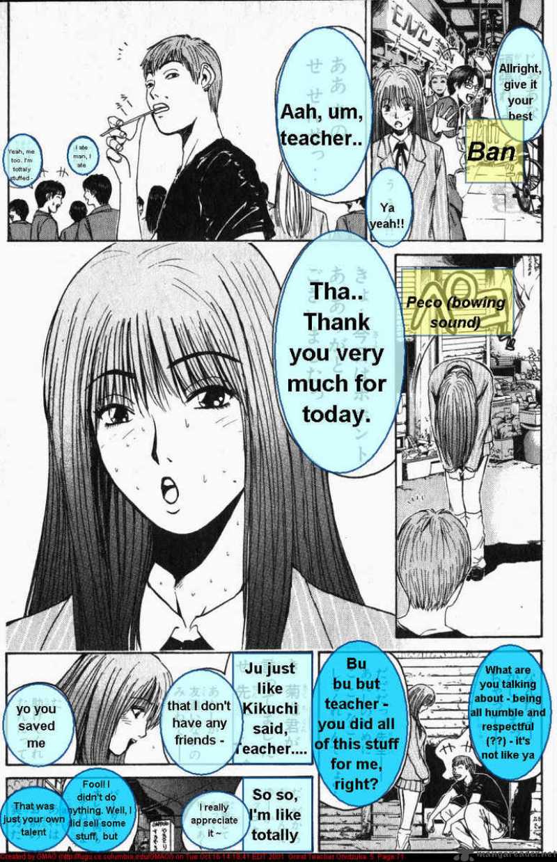 Great Teacher Onizuka Chapter 36 Page 10