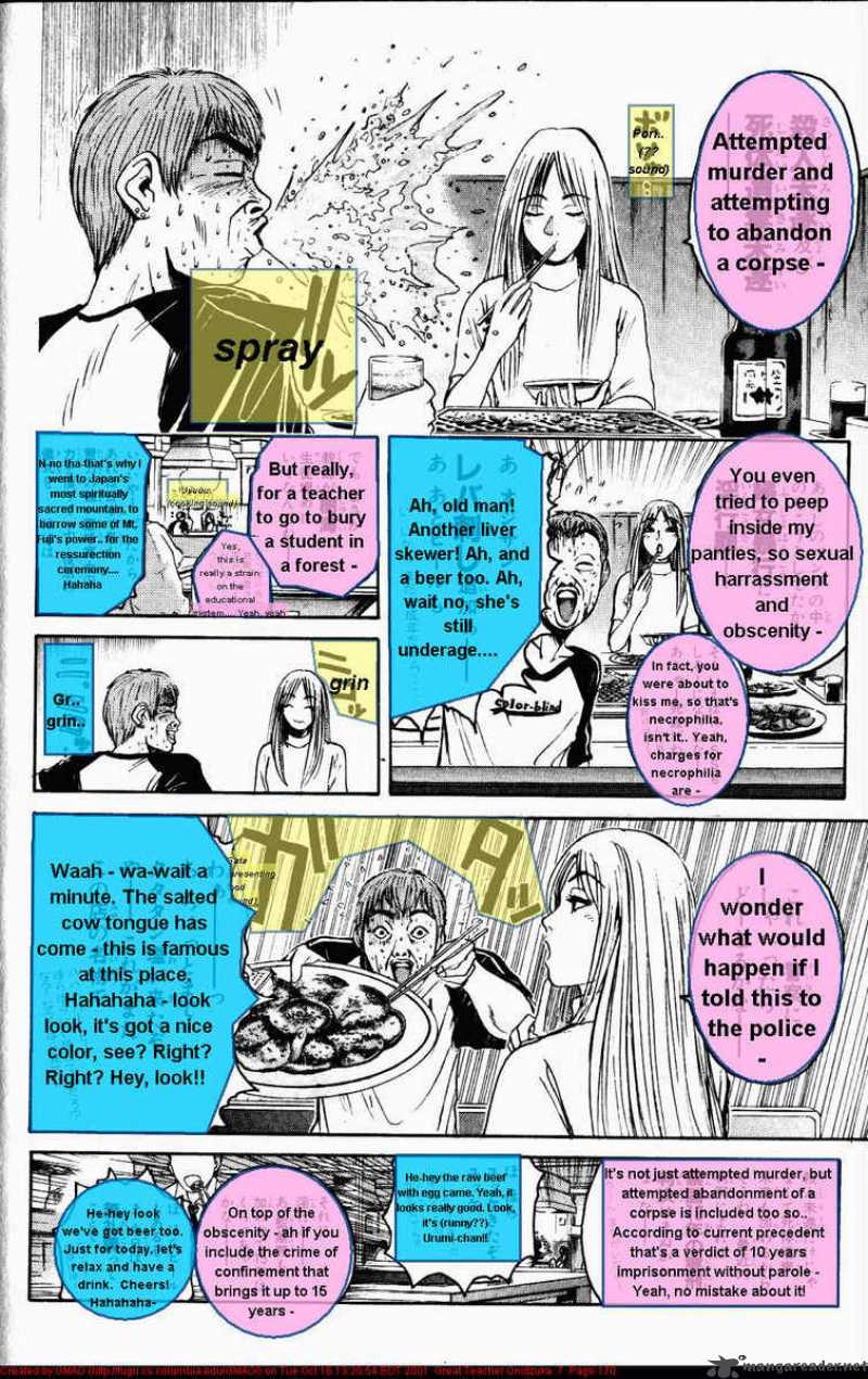 Great Teacher Onizuka Chapter 59 Page 10