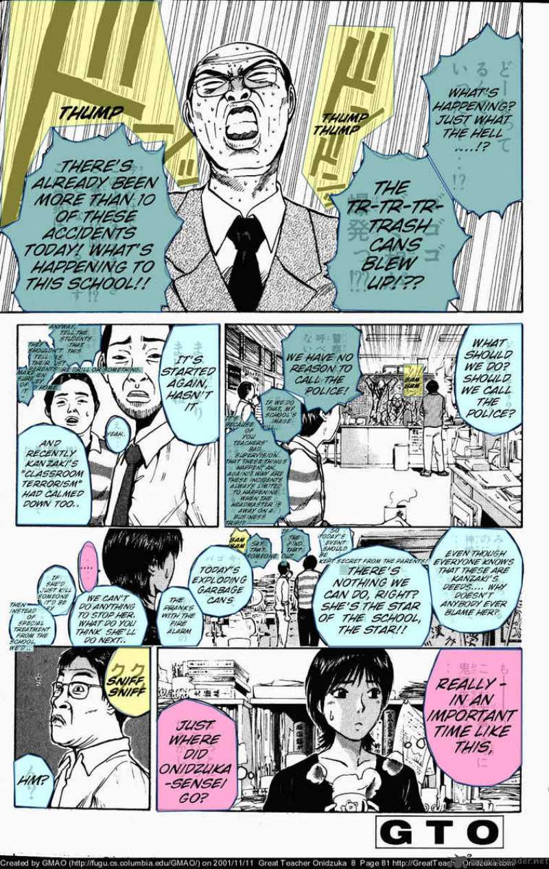 Great Teacher Onizuka Chapter 63 Page 20