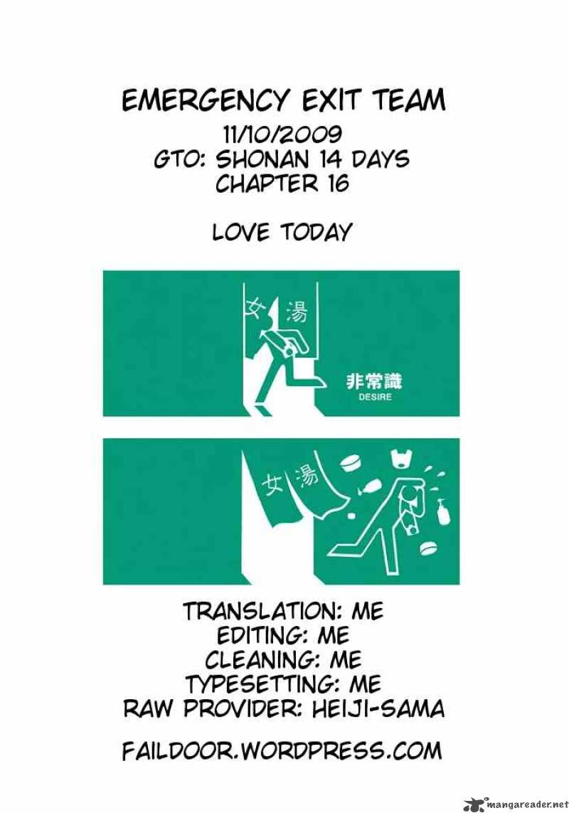 Gto Shonan 14 Days Chapter 16 Page 18