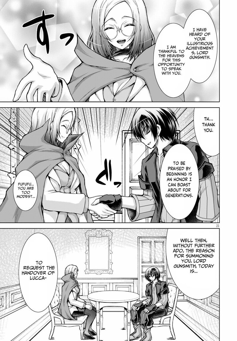 Gunota Ga Mahou Sekai Ni Tensei Shitara Gendai Heiki De Guntai Harem O Tsukucchaimashita Chapter 60 Page 21