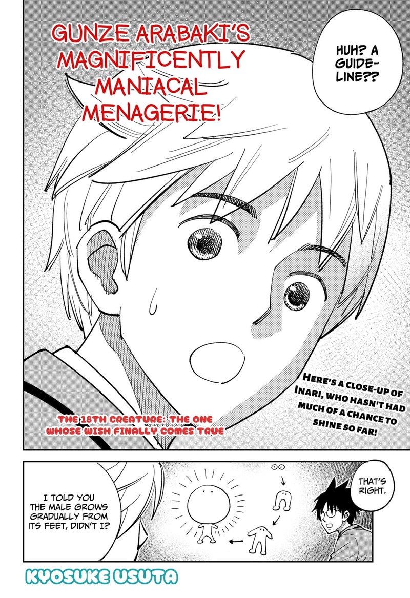 Gunze Arabakis Magnificently Maniacal Menagerie Chapter 18 Page 2