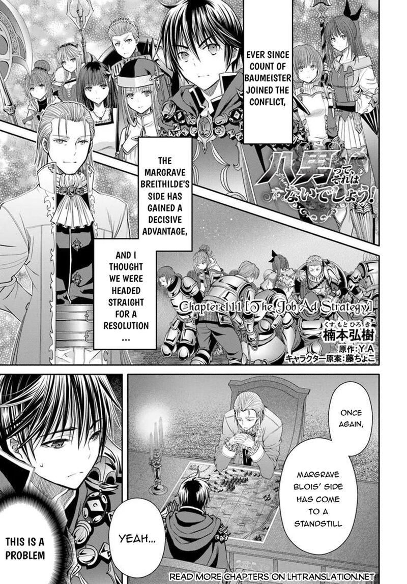 Hachinan Tte Sore Wa Nai Deshou Chapter 111 Page 1