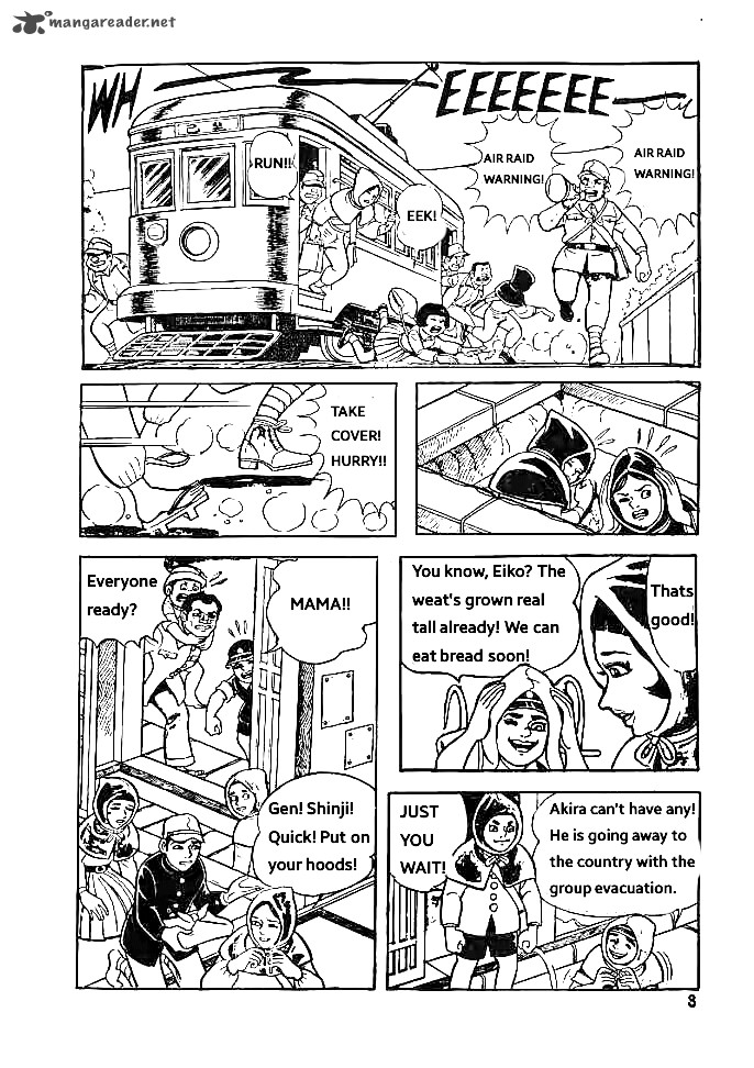 Hadashi No Gen Chapter 1 Page 3