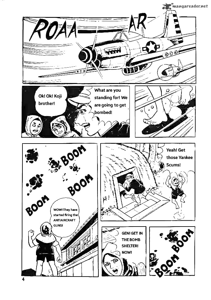 Hadashi No Gen Chapter 1 Page 4