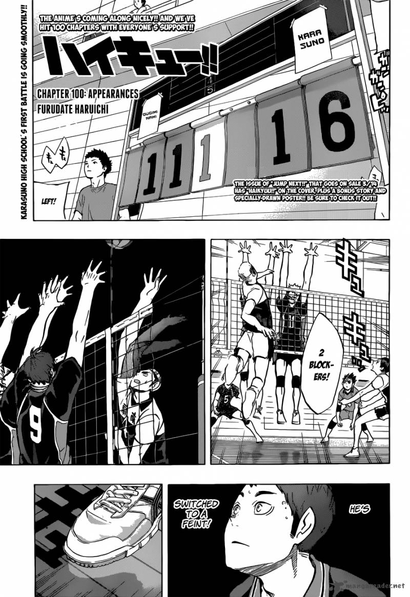 Haikyu Chapter 100 Page 2