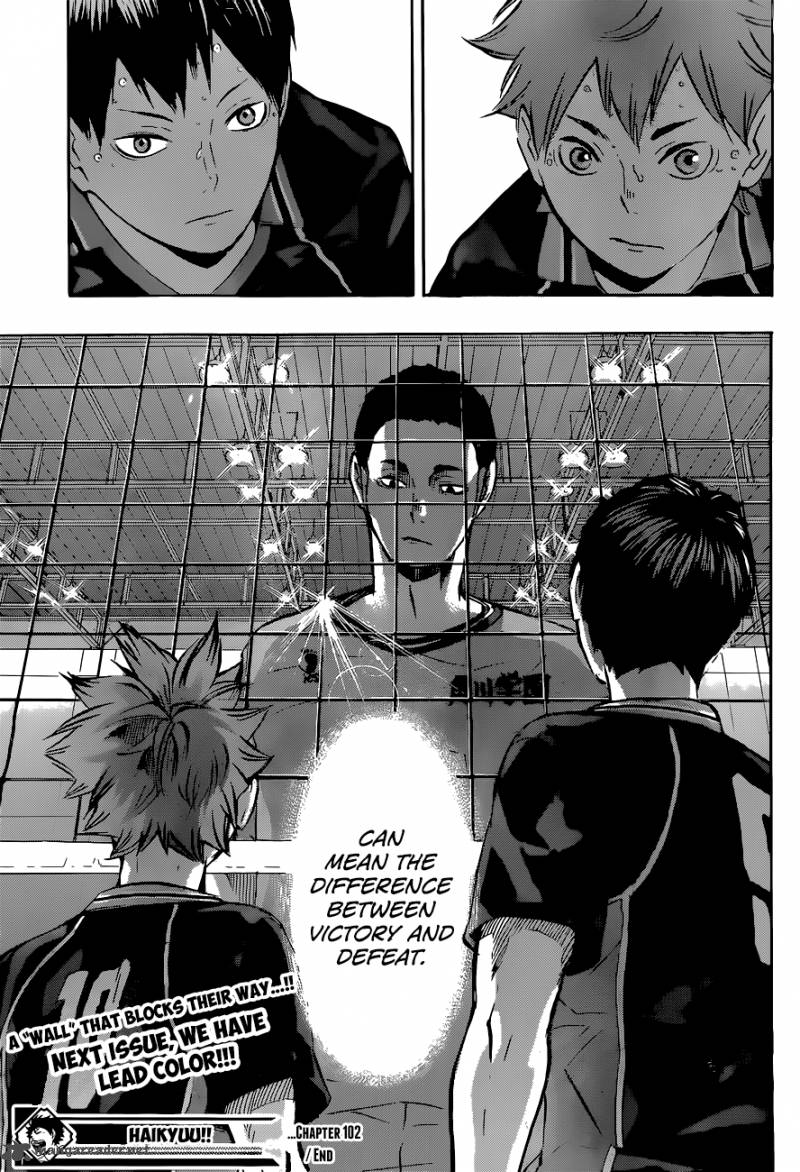 Haikyu Chapter 102 Page 19