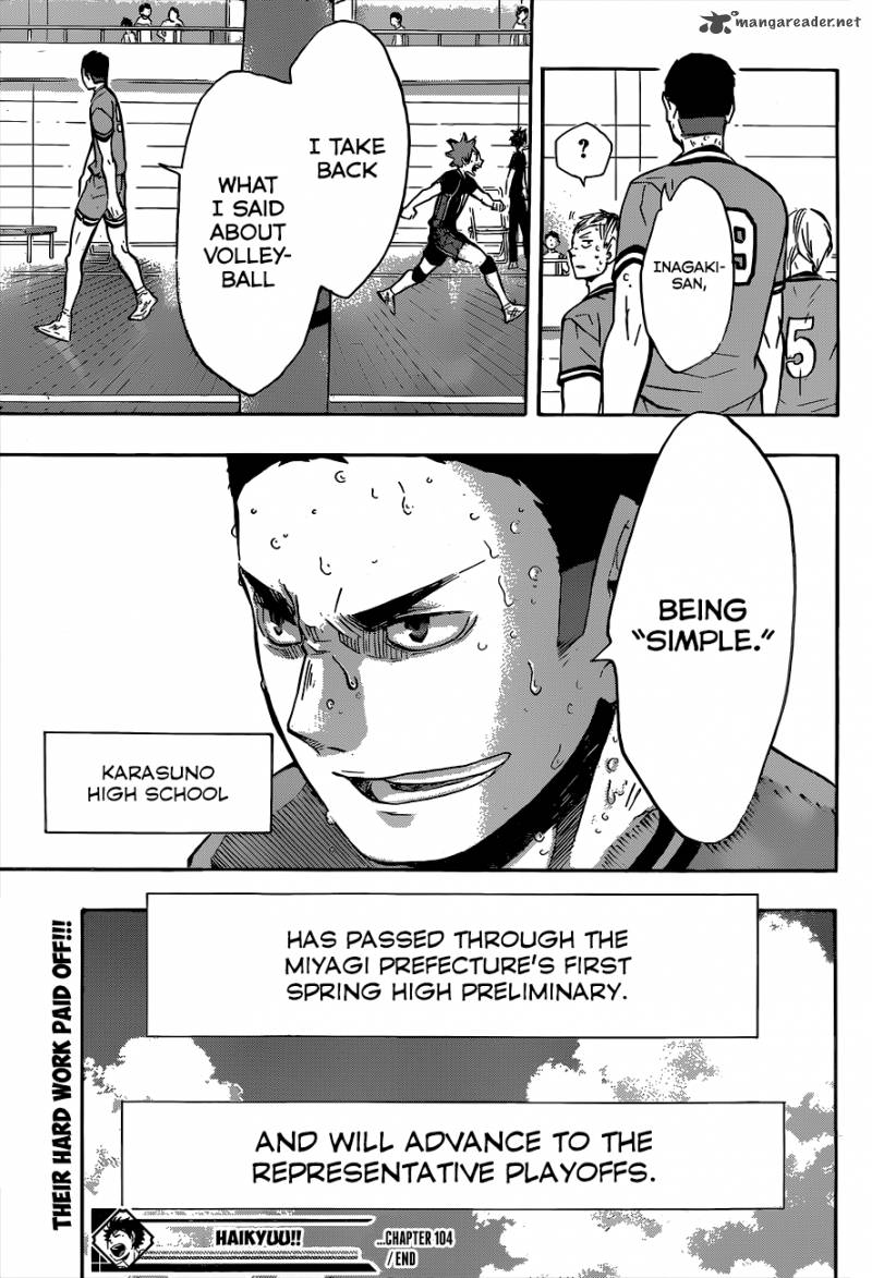 Haikyu Chapter 104 Page 30