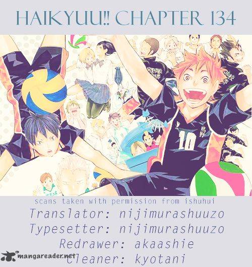 Haikyu Chapter 134 Page 1