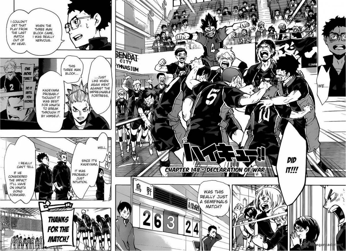 Haikyu Chapter 148 Page 2