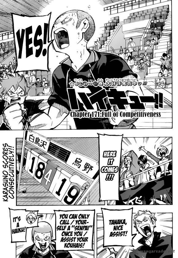 Haikyu Chapter 171 Page 1