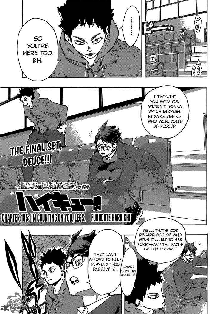 Haikyu Chapter 185 Page 1