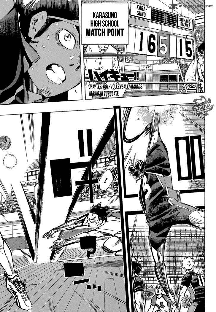 Haikyu Chapter 186 Page 1