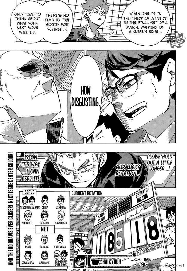 Haikyu Chapter 186 Page 19