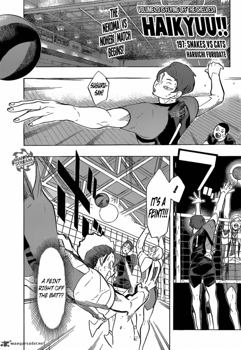 Haikyu Chapter 197 Page 1