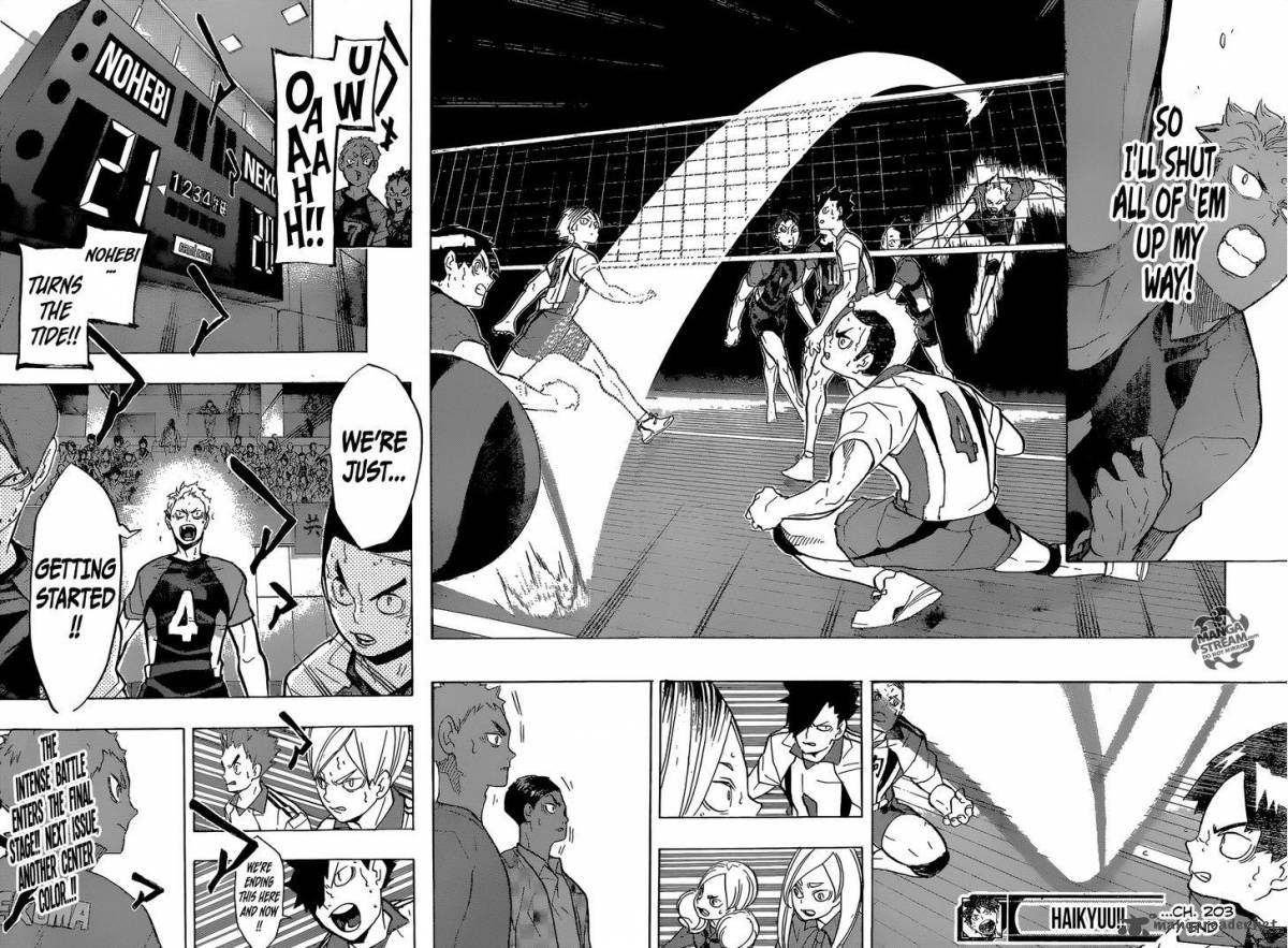 Haikyu Chapter 203 Page 19