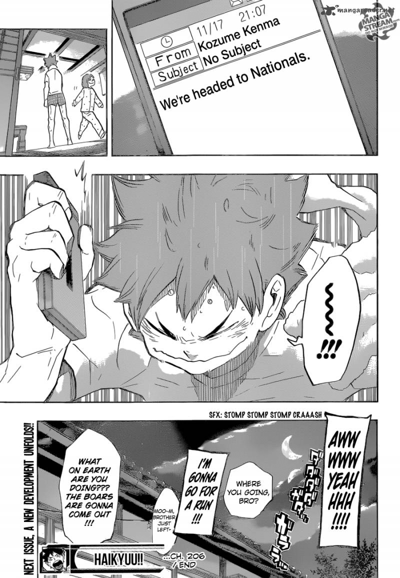 Haikyu Chapter 206 Page 18