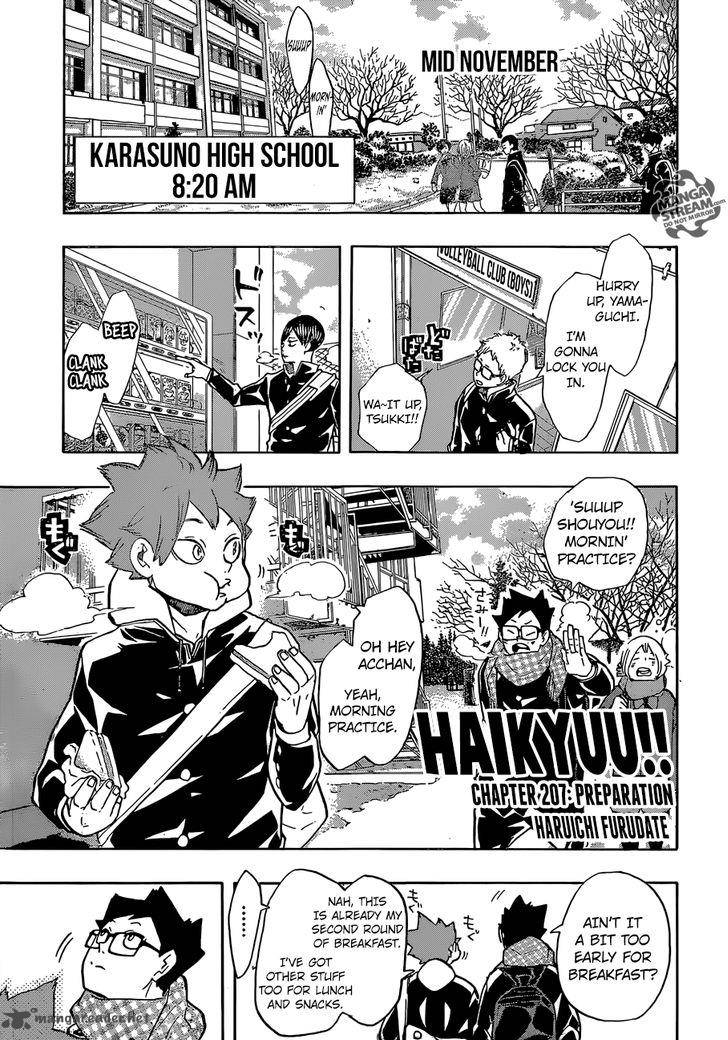 Haikyu Chapter 207 Page 1