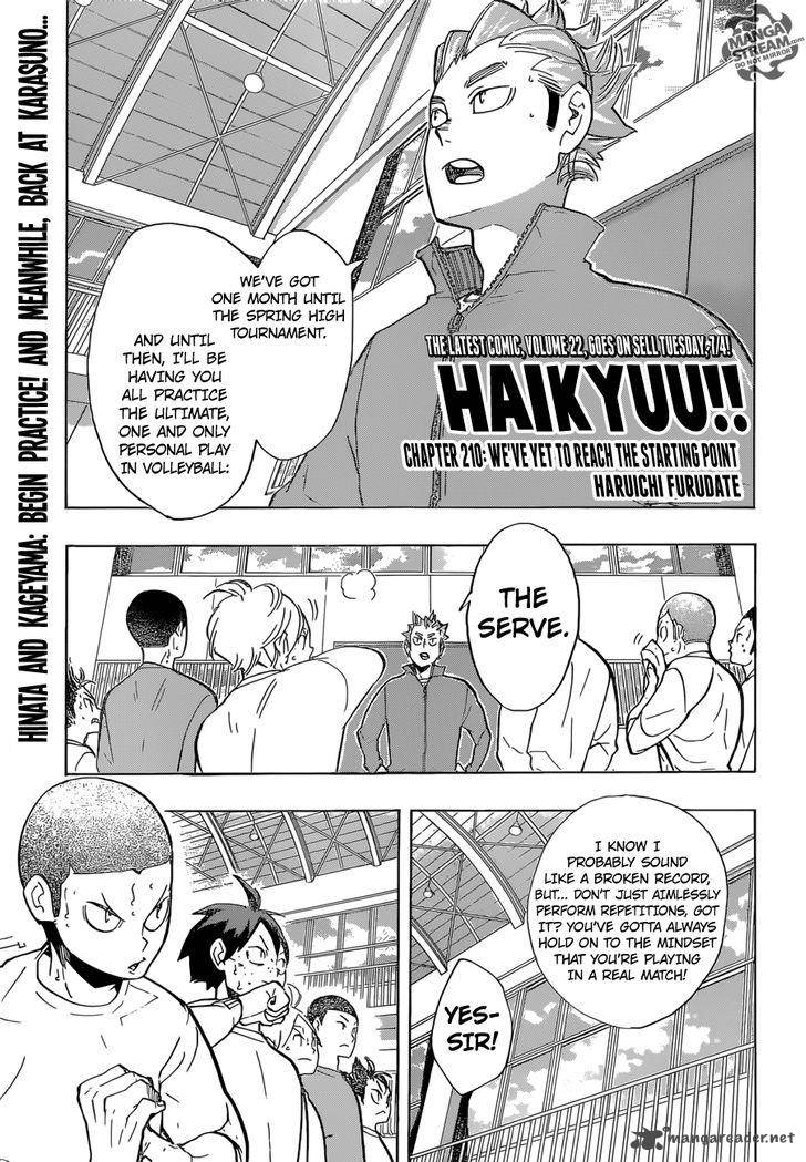 Haikyu Chapter 210 Page 1