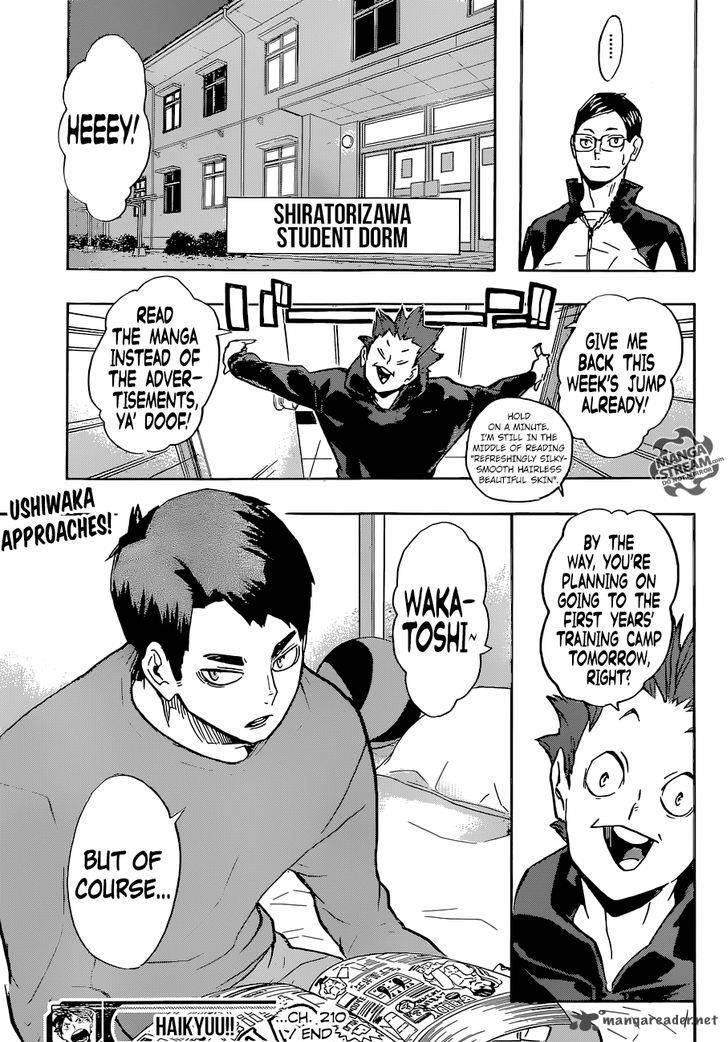 Haikyu Chapter 210 Page 20