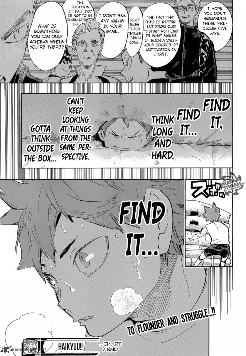 Haikyu Chapter 211 Page 20