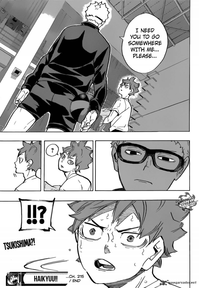 Haikyu Chapter 215 Page 19