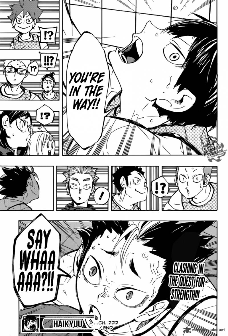 Haikyu Chapter 222 Page 20