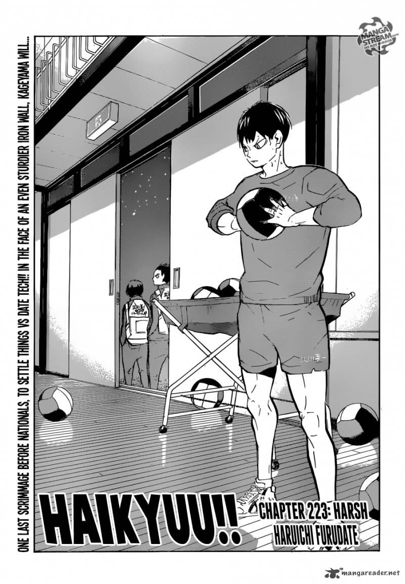 Haikyu Chapter 223 Page 1