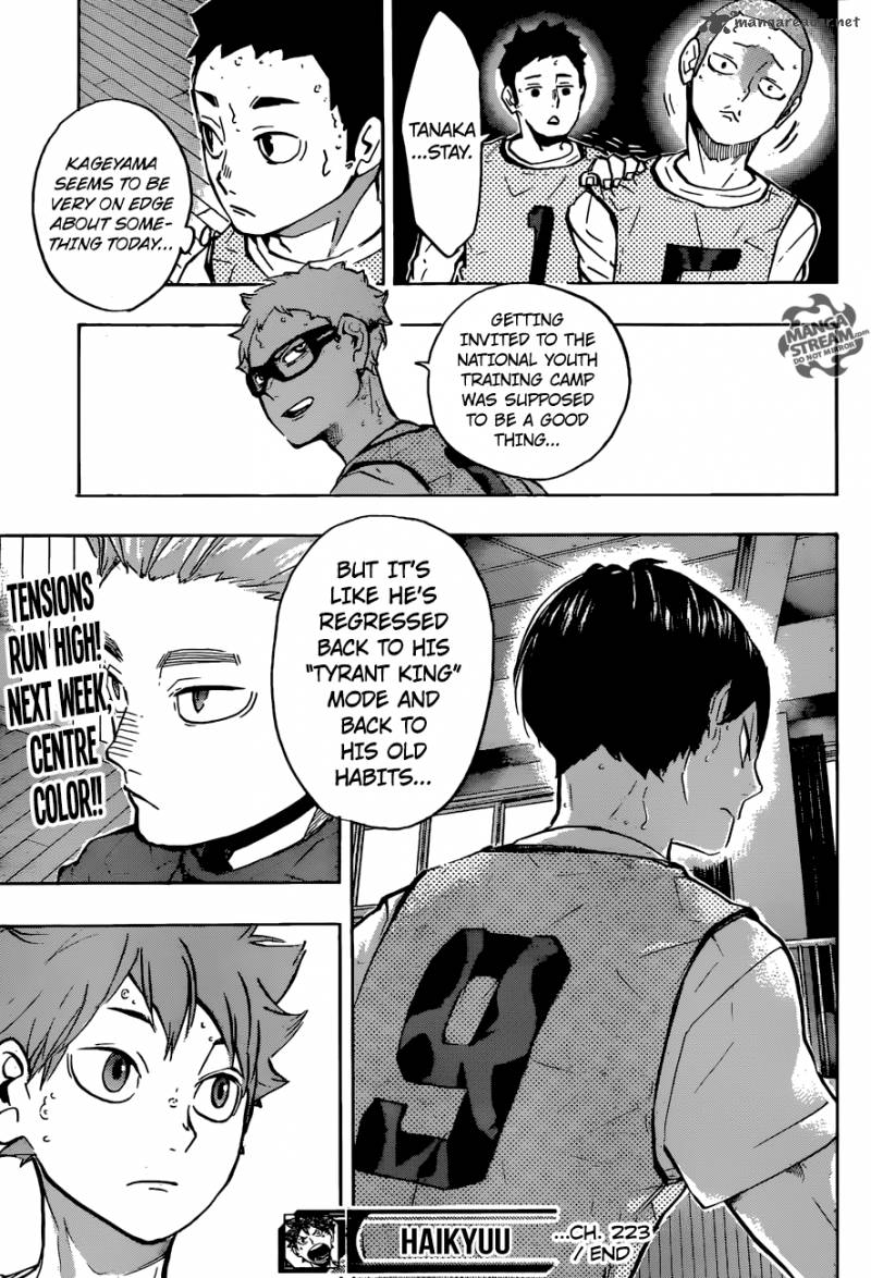 Haikyu Chapter 223 Page 20