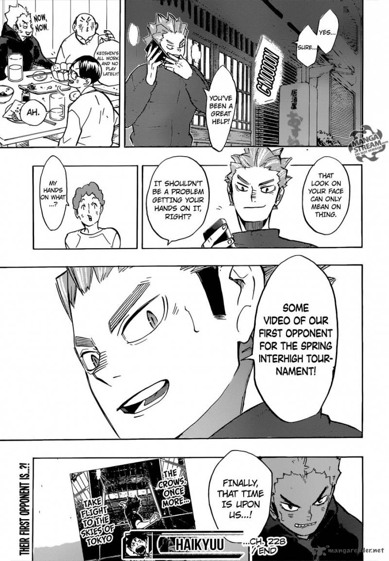 Haikyu Chapter 228 Page 19